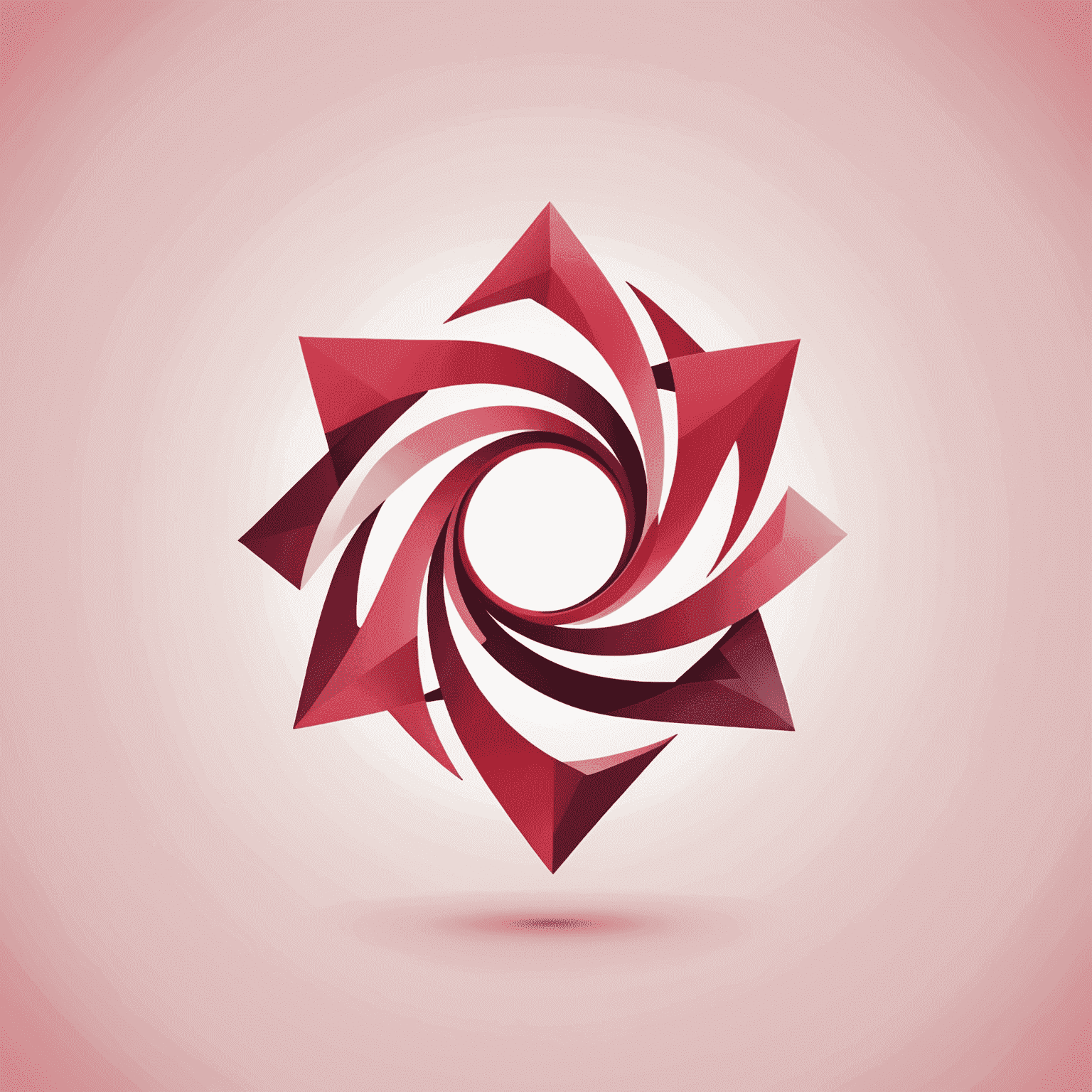 Qubetis logo featuring a modern, abstract design with red and pink elements
